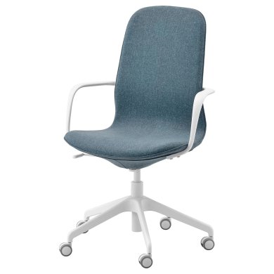 IKEA Офісне крісло LANGFJALL Синій (ИКЕА ЛАНГФЬЯЛЛЬ) 79252858