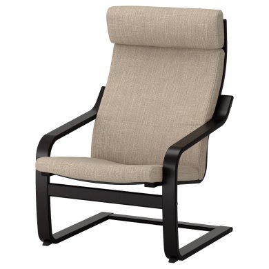 IKEA Кресло-качалка POANG Бежевый (ИКЕА ПОАНГ) 69197754