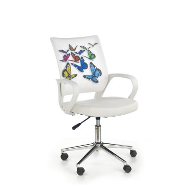 Крісло поворотне Halmar Ibis | Принт Метелик V-CH-IBIS-FOT-BUTTERFLY