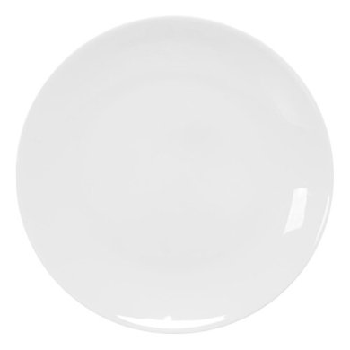 Тарелка фарфоровая Duka Felicia Modern 19 см | Белый 1213333