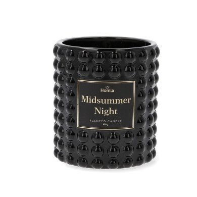 Ароматическая свеча Homla BUBBLE Midsummer Night | Чёрный 164612