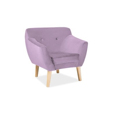Крісло м'яке Signal Bergen 1 Velvet Рожевий BERGEN1V91-P
