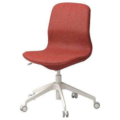 IKEA Офисное кресло LANGFJALL Красный (ИКЕА ЛАНГФЬЯЛЛЬ) 79506073
