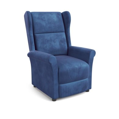 Кресло мягкое раскладное с реклайнером Halmar Agustin 2 Синий V-CH-AGUSTIN_2-FOT-GRANATOWY