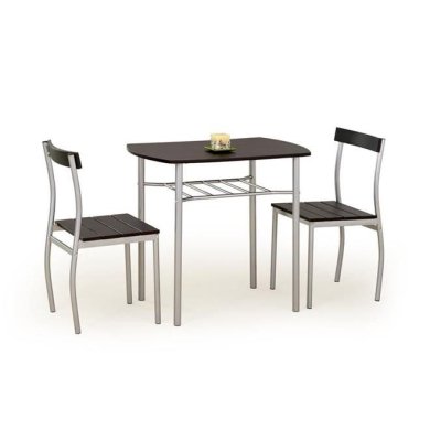Набор мебели столовой Halmar Lance | Венге V-CH-LANCE-ZESTAW-WENGE