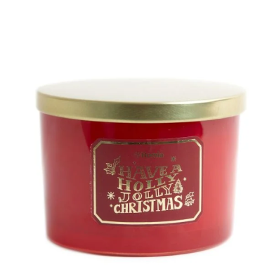 Ароматична свічка Homla LESLI Christmas | Червоний / Золотий 200448