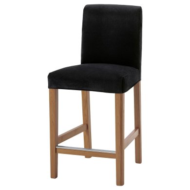 IKEA Барный стул BERGMUND Черный (ИКЕА БЕРГМУНД) 59399781