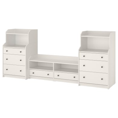 IKEA Комбинация для ТВ HAUGA (ИКЕА ХАУГА) 59388438