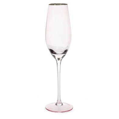 Келихи для шампанського Homla FELICE 240мл | Рожевий / Золотий 159536