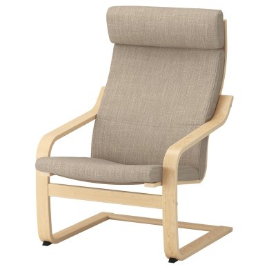 IKEA Крісло-качалка POANG Бежевий (ИКЕА ПОАНГ) 49197750