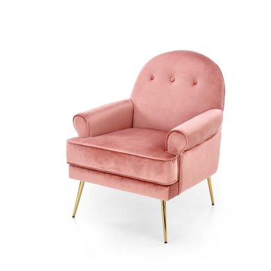 Крісло м'яке Halmar Santi Velvet Рожевий V-CH-SANTI-FOT-RÓŻOWY