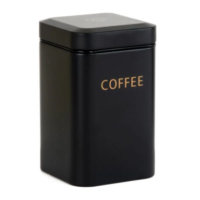 Контейнер для кофе Homla KINEC 9x15 см | Черный 159658