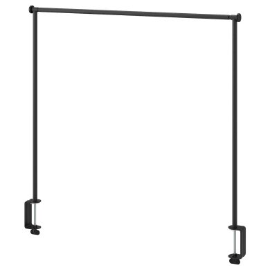 IKEA Штанга для столу HELGEO 115-235 см Чорний (ИКЕА ХЕЛЬГЕО) 50562050