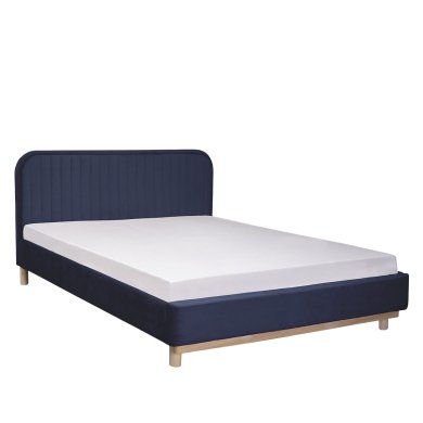 Ліжко Homla KARALIUS Welur 160x200 см | Темно-синій 207730