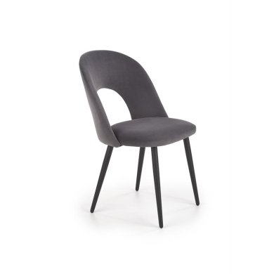 Обідній стілець Halmar K-384 Сірий V-CH-K/384-KR-POPIELATY