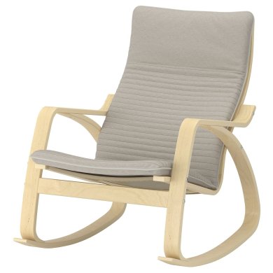 IKEA Кресло-качалка POANG Бежевый (ИКЕА ПОАНГ) 29429256