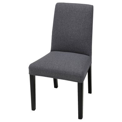 IKEA Обідній стілець BERGMUND Сірий (ИКЕА БЕРГМУНД) 69384307