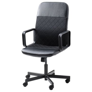 IKEA Офісне крісло RENBERGET Чорний (ИКЕА РЕНБЕРГЕТ) 60493546