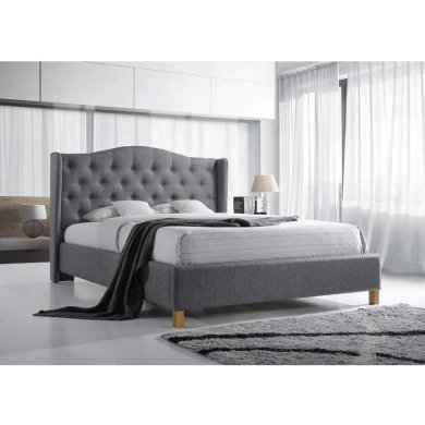 Кровать Signal Aspen | 160x200 / Серый / Дуб ASPEN160SZD