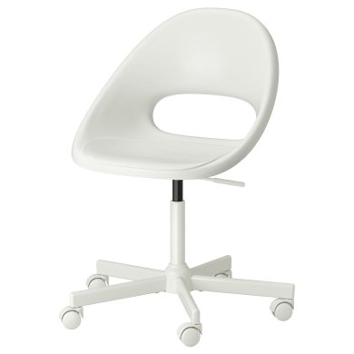 IKEA Офісне крісло LOBERGET/MALSKAR Білий (ИКЕА ЛОБЕРГЕТ/МАЛЬСКАР) 19445469
