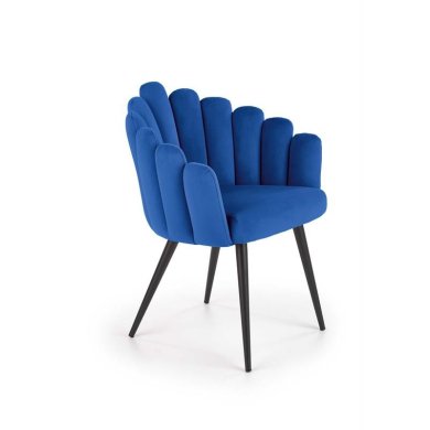 Обідній стілець Halmar K-410 Velvet Синій V-CH-K/410-KR-GRANATOWY