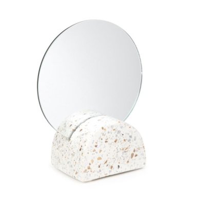 Зеркало Homla AURIS 9.5x7.6x6.35 см | Белый / Принт 219116
