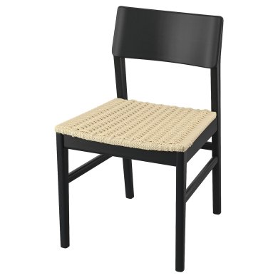 IKEA Обеденный стул SKANSNAS Черный (ИКЕА СКАНСНАС) 90565768