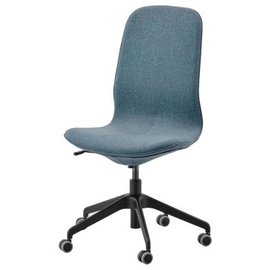 IKEA Офісне крісло LANGFJALL Синій (ИКЕА ЛАНГФЬЯЛЛЬ) 89177665