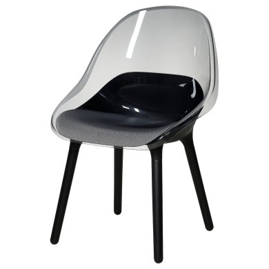 IKEA Обеденный стул BALTSAR Черный (ИКЕА БАЛЦАР) 50532138