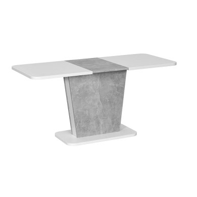 Стол обеденный Signal Calipso | Белый матовый / Серый (эффект бетона) CALIPSOBMSZ110IN