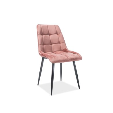 Обеденный стул  Signal Chic Velvet Розовый CHICVCRA52