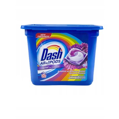Капсули для прання DASH Lenor Amethist Color 3в1 22 шт. 8006540078211