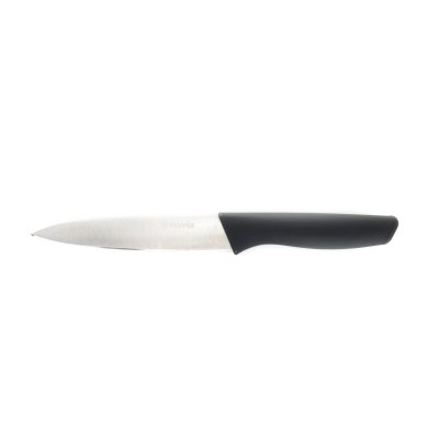 Кухонный нож Homla EASY COOK 23см | Черный / Серебристый 212717
