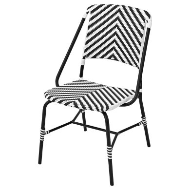 IKEA Садовый стул VASSHOLMEN Черный (ИКЕА ВАССХОЛЬМЕН) 30503740