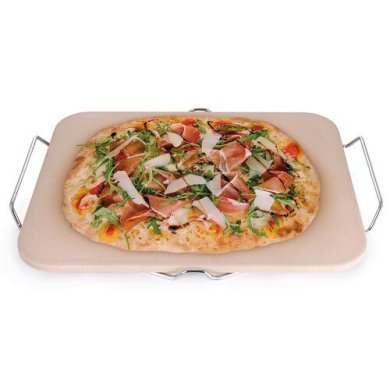 Каменная подставка для пиццы Duka Pizza Stone 38x30 см | Бежевый 2220289