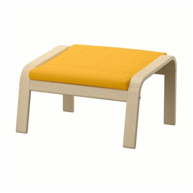 IKEA Подставка для ног POANG Желтый (ИКЕА ПОЭНГ) 89387277