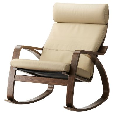 IKEA Крісло-качалка POANG Бежевий (ИКЕА ПОАНГ) 49429298