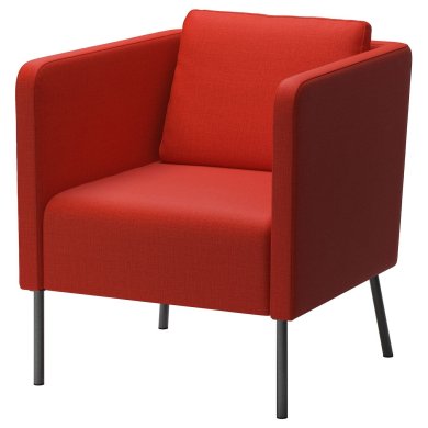 IKEA Крісло м'яке EKERO Червоний (ИКЕА ЭКЕРО) 80262880