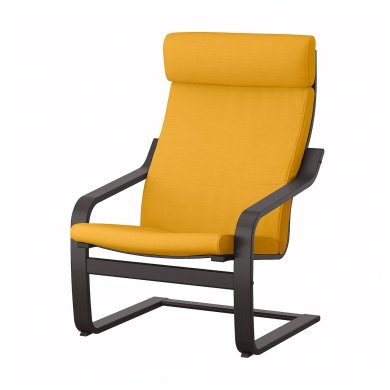 IKEA Кресло-качалка POANG Желтый (ИКЕА ПОАНГ) 39387091