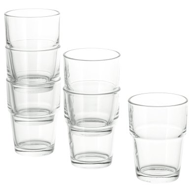 IKEA Набір склянок REKO (ИКЕА РЕКО) 80094014
