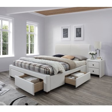 Кровать Halmar Modena 2 | 160х200 / Белый V-CH-MODENA_2-LOZ