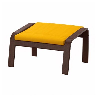 IKEA Підставка для ніг POANG Жовтий (ИКЕА ПОЭНГ) 99387267