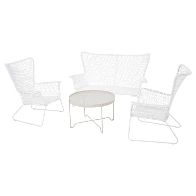 IKEA Комплект садовой мебели HOGSTEN Белый (ИКЕА ХОГСТЕН) 99428239