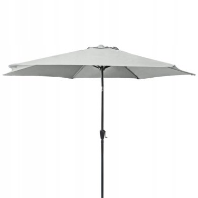 Садовый зонт с чехлом Kontrast ORLANDO 300 см Светло-серый 5.06.27595