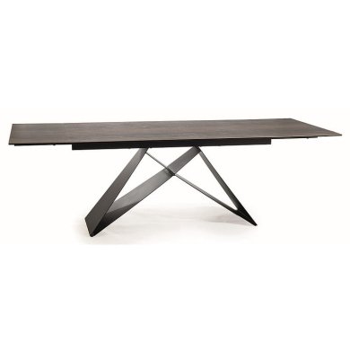 Розкладний стіл Signal Westin Ceramic | Коричневий / Чорний матовий WESTINBRC160