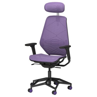 IKEA Офісне крісло STYRSPEL Фіолетовий (ИКЕА СТИРСПЕЛЬ) 20522027