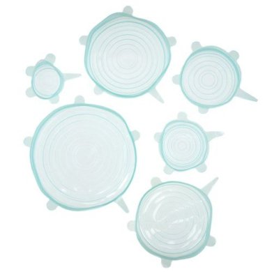 Набор силиконовых крышек для посуды Duka Fiffig | Зеленый 1218726