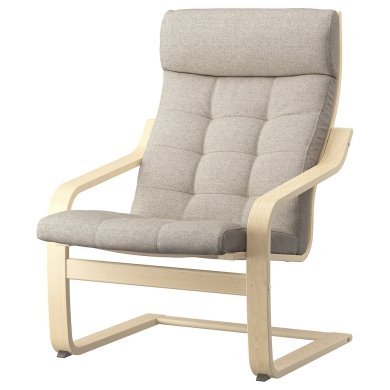 IKEA Крісло-качалка POANG Бежевий (ИКЕА ПОАНГ) 59514385