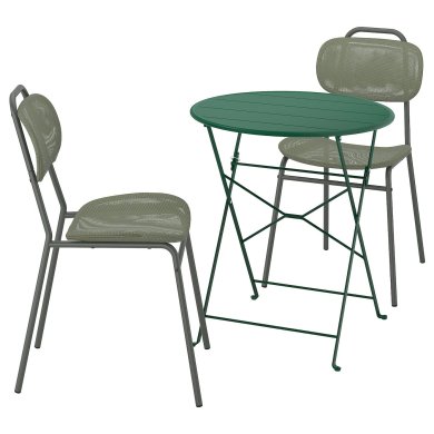 IKEA Комплект складной садовой мебели SUNDSO/ENSHOLM Зеленый (ИКЕА СУНДСО/ЭНСХОЛЬМ) 39544736