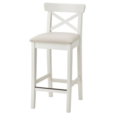 IKEA Барный стул INGOLF Бежевый (ИКЕА ИНГОЛЬФ) 00478737